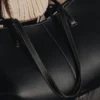 Cyme Edition Textured Black with Ecru Stitching