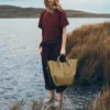 Cyme Tote Edition Textured Smoky Olive