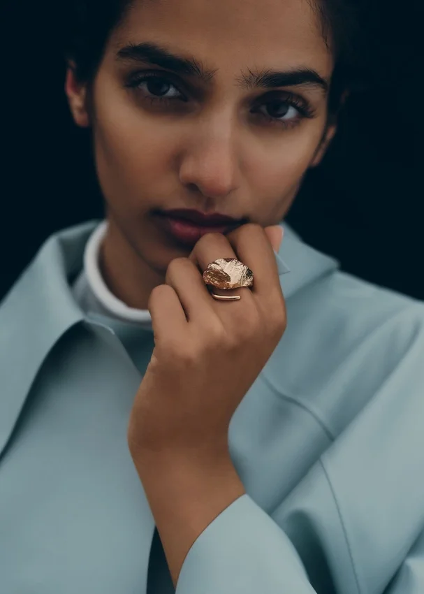 Eroz Ring Edition 24 carat gold gilded